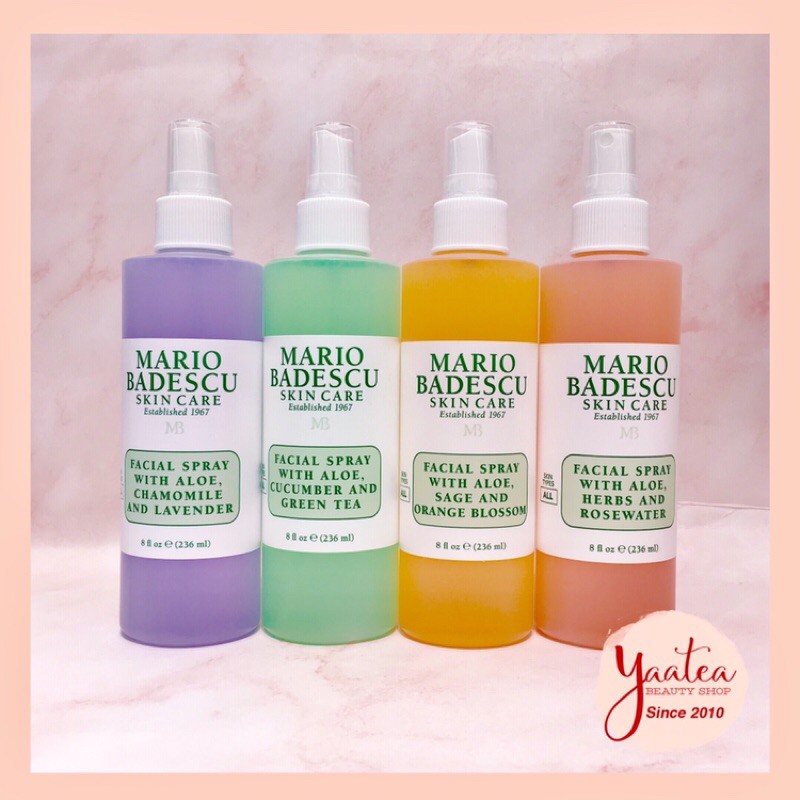 Toner xịt MARIO BADESCU Facial Spray