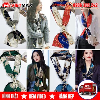 💎 Khăn Lụa Kích Thước 145x15 cm Đa Năng Hàn Quốc