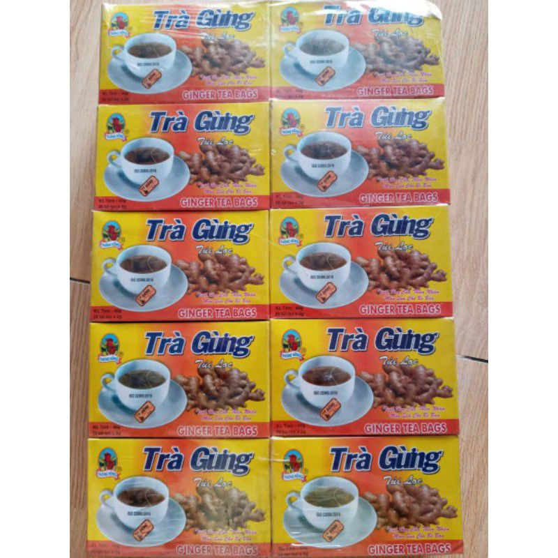 Trà gừng túi lọc