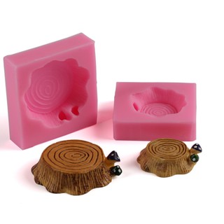 Khuôn silicone cặp gốc cây bộ 2 gốc