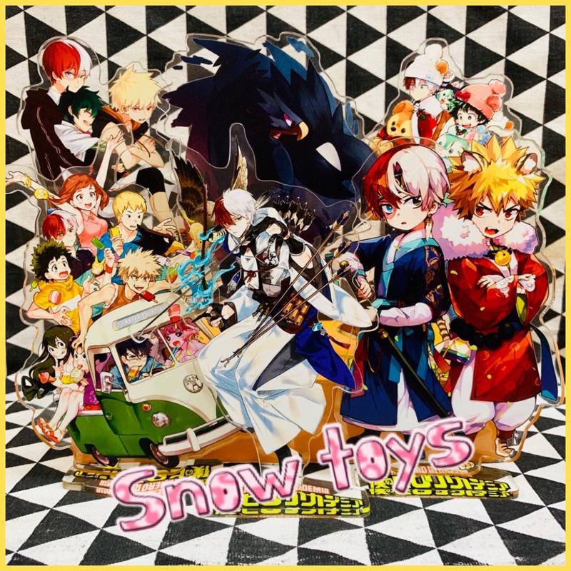 Mô Hình nhân vật - tượng mica - học viện siêu anh hùng - Standee anime My Hero Academia