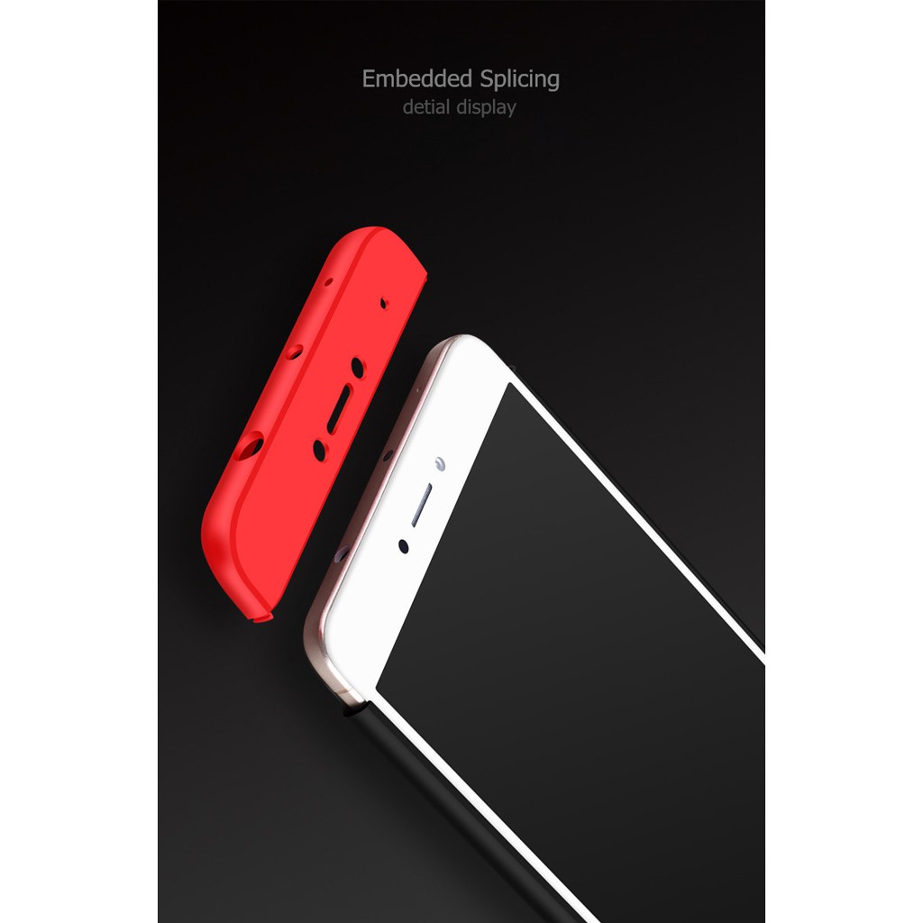 [Xiaomi Redmi Note 4X] Ốp lưng nhựa cứng 360 bảo vệ toàn máy
