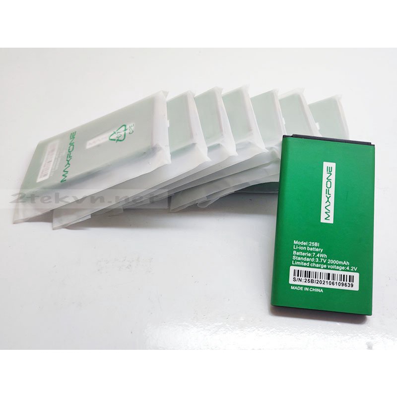 Pin dành cho máy điện thoại 4 sim Maxfone V12-Bảo hành 3 tháng
