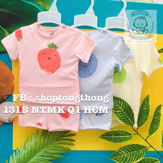 Bộ QA cộc tay cotton trái cây UALA ROGO ( 3107)