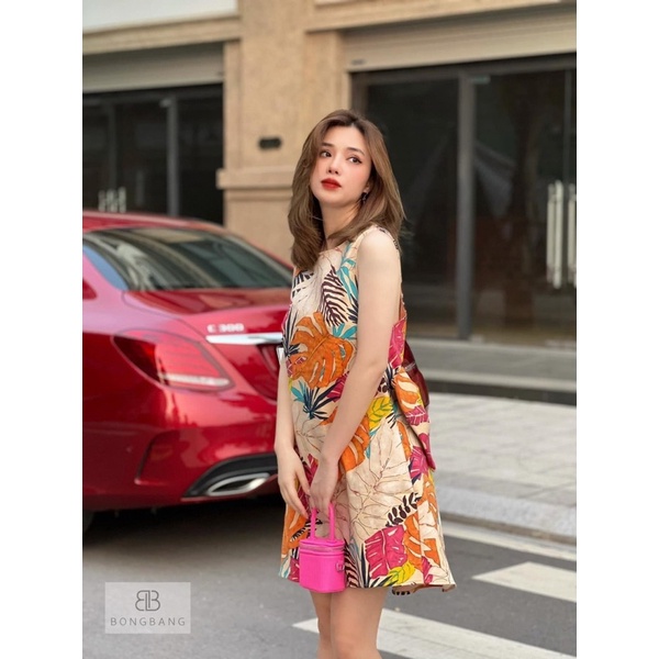 Váy suông hoa đi chơi , đi biển