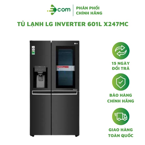 Tủ Lạnh LG Inverter 601L X247MC - Cam Kết Hàng Chính Hãng 100%