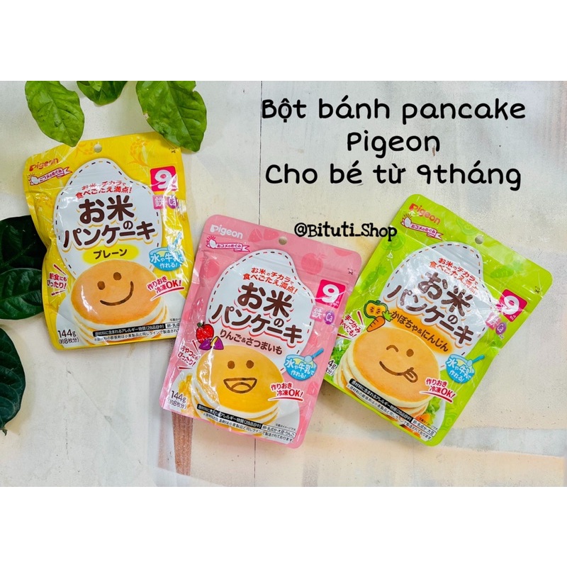 (Date 8/2023) Bột làm bánh pancake Pigeon cho bé ăn dặm từ 9 tháng - Bituti Shop