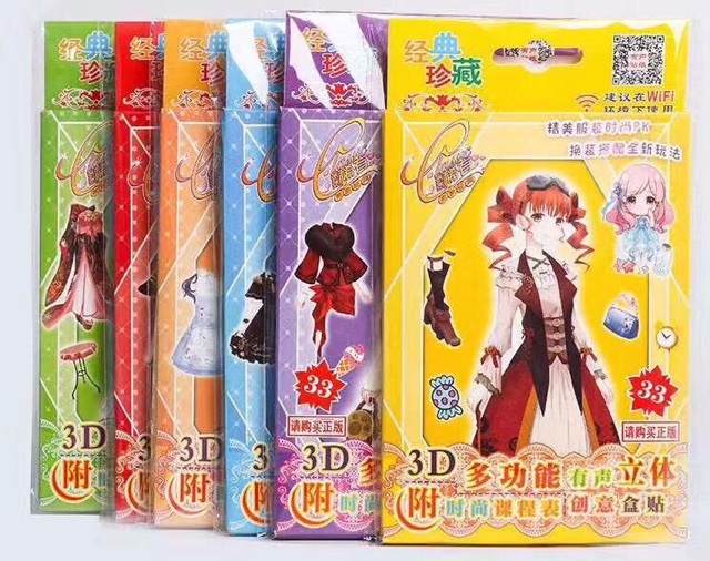 Sỉ 10 quyển dán sticker siêu xinh 58k