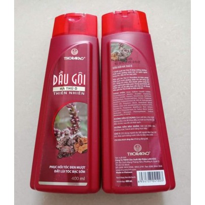 [Hàng công ty] DẦU GỘI HÀ THỦ Ô THORAKAO ĐẨY LÙI TÓC BẠC- 400ML | BigBuy360 - bigbuy360.vn