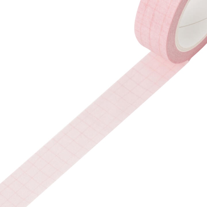Băng Keo Dán Trang Trí ARTBOX Hàn Quốc Họa Tiết Kẻ Caro Màu Hồng