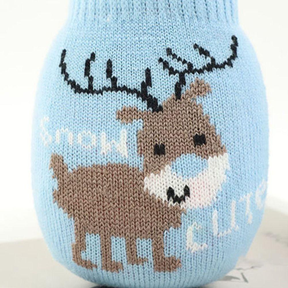 YIYU 1 Túi Nước Nóng Giữ Ấm Mini Bằng PVC Mật Độ Cao Chống Nổ Kèm Vỏ Vải Chống Nổ