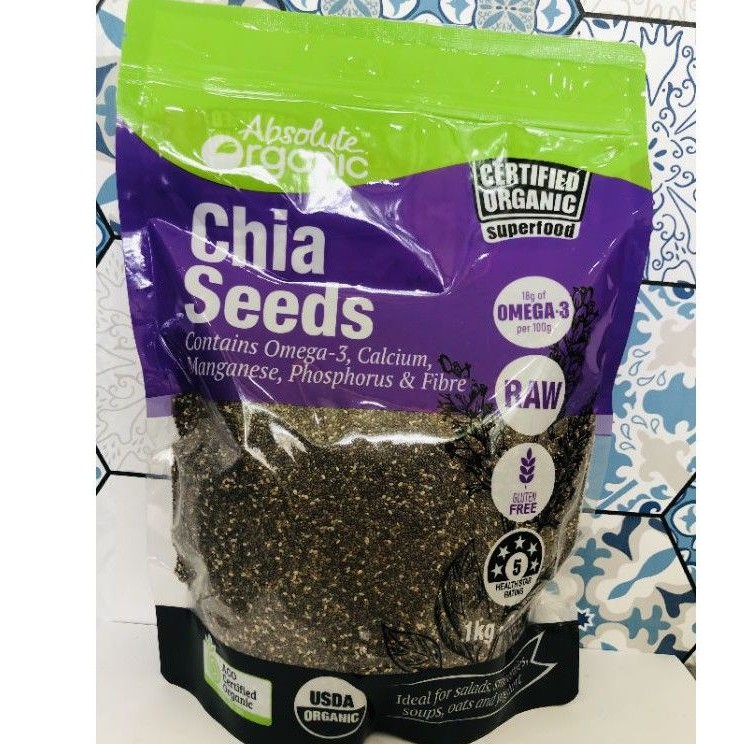 Chia seed Úc 1kg Hàng chất lượng Loại 1