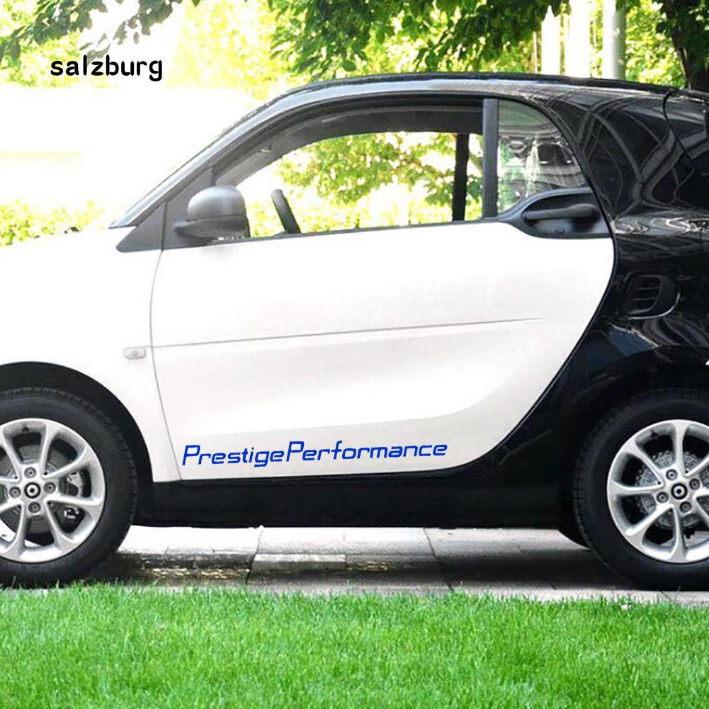 Đề can dán trang trí cho xe hơi họa tiết chữ PrestigePerformance tiện dụng