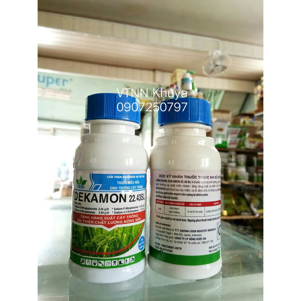 [SIEURE] điều hoà sinh trưởng Dekamon 100ml hàng đẹp, phân phối chuyên nghiệp.