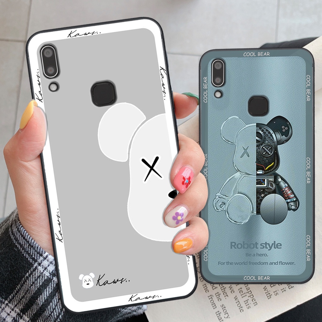 Ốp Vivo Y91 / Y91c / Y93 / Y95 in hình gấu bear, kaws, cute, đáng yêu, ốp lưng cao cấp chất lượng