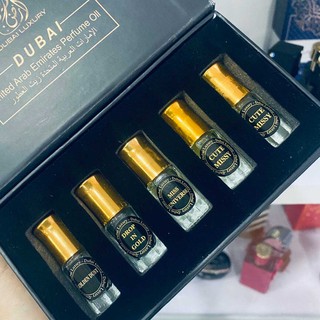 Tinh dầu dubai, set dùng thử tinh dầu nước hoa dubai tiện lợi - Trải Nghiêm nhiều mùi 1 lúc - HT Market Giao Cực Nhanh