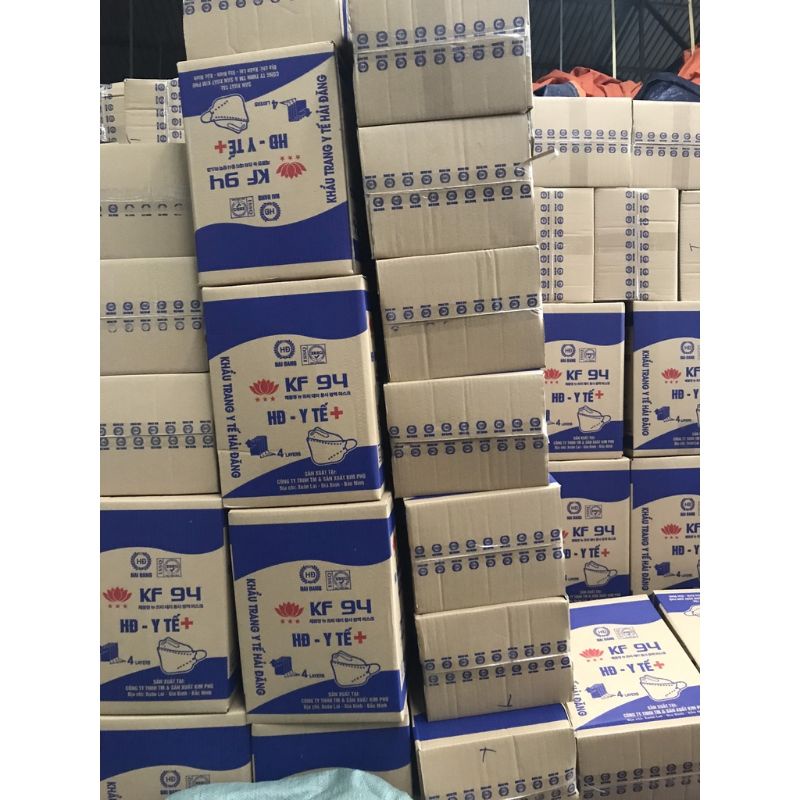 Set 10 Chiếc Khẩu trang 4 Lớp KF94 Chống Bụi Mịn Và Kháng Khuẩn Hàng Cao Cấp