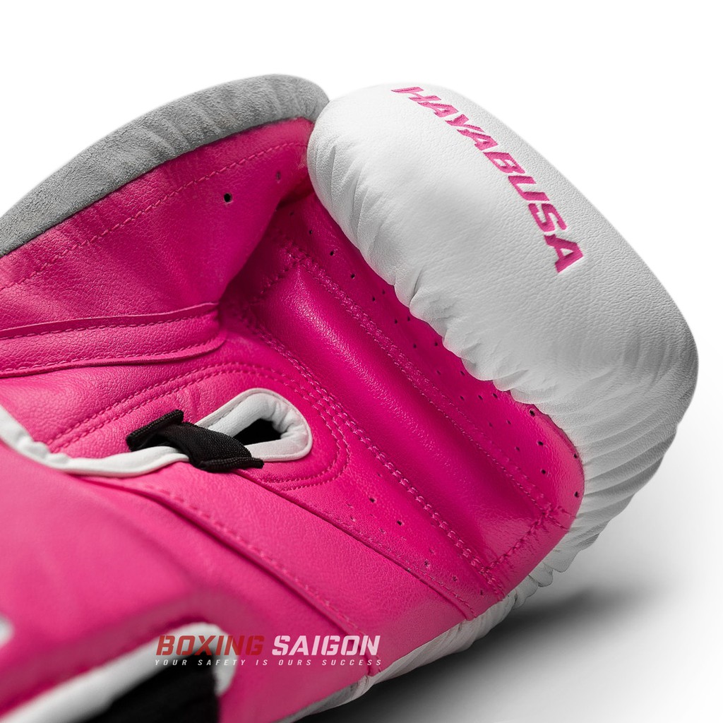 Găng tay Boxing Hayabusa T3 - White/Pink