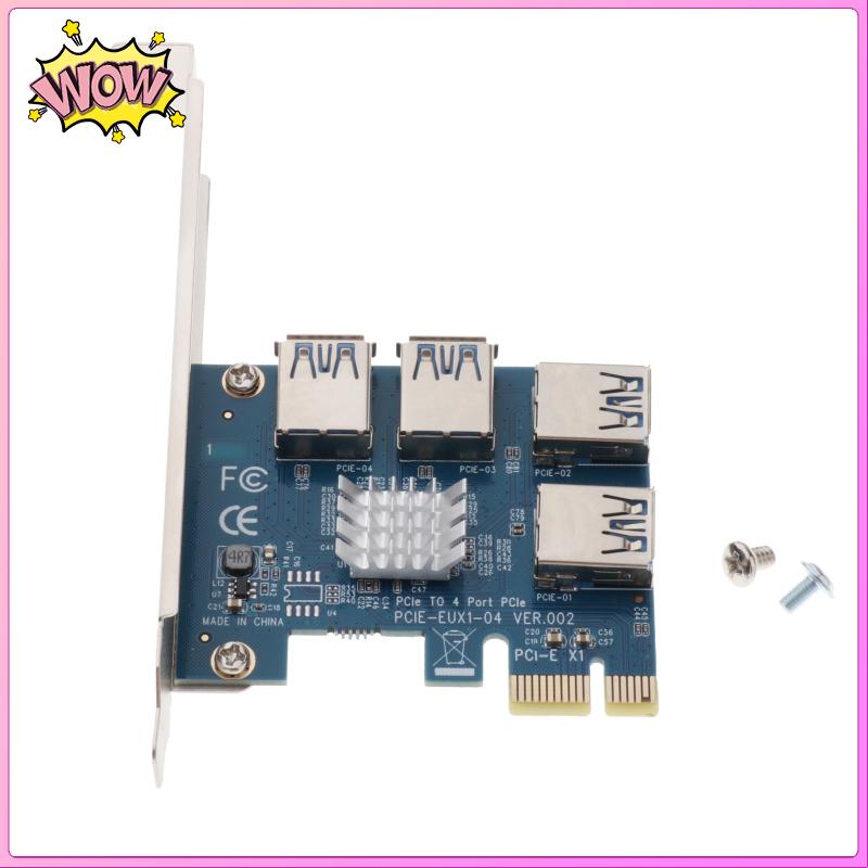 Card Chuyển Đổi Pci-E 1 Sang 4 Pci Express 16x