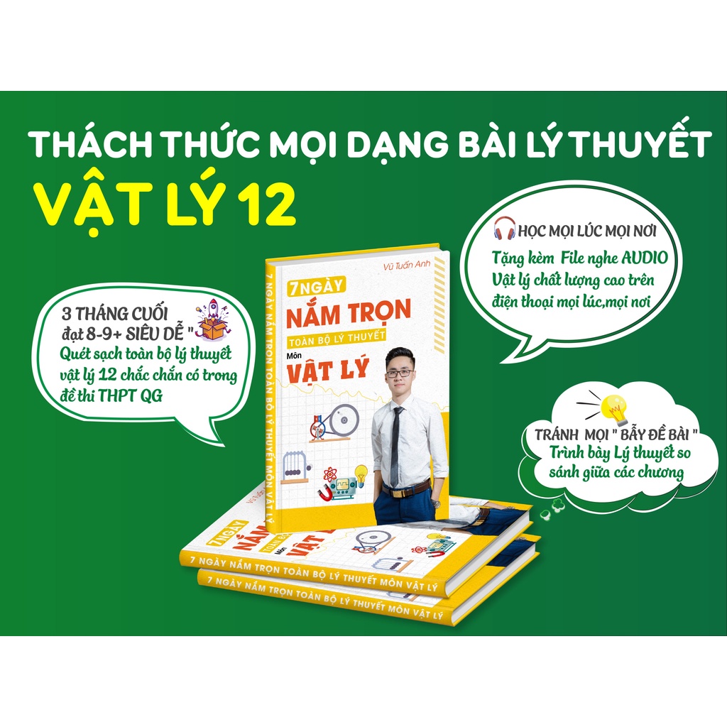 Sách - 7 Ngày Nắm Trọn Toàn Bộ Lý Thuyết Môn Vật Lý