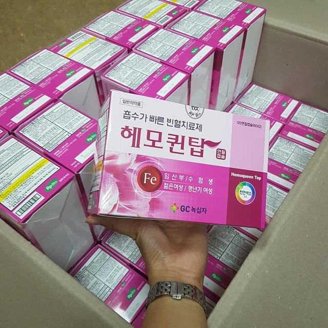 VIÊN UỐNG BỔ SUNG SẮT HEMOQUEEN TOP- NỘI ĐỊA HÀN QUỐC | BigBuy360 - bigbuy360.vn