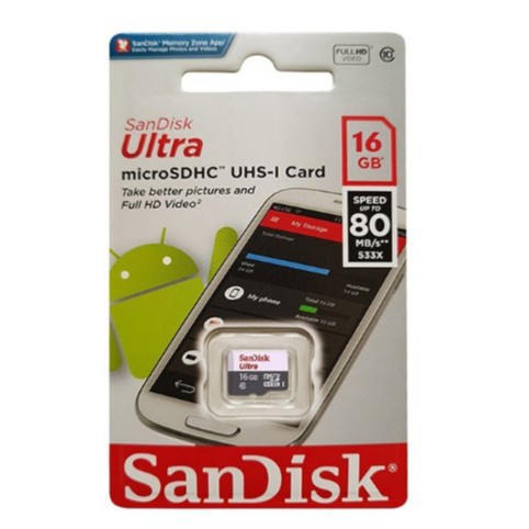 [Giảm giá sốc]Thẻ Nhớ MicroSDHC SanDisk Ultra 32GB Upto 80MB/S - Cam kết hàng chất lượng - Bảo hành 5 năm ! | BigBuy360 - bigbuy360.vn