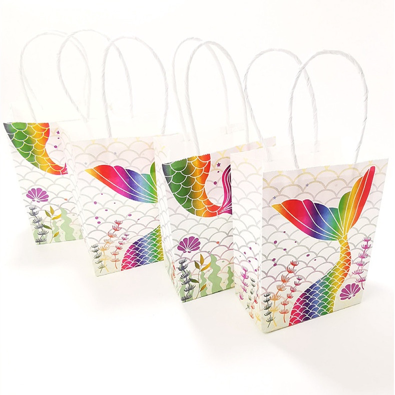Túi đựng bánh kẹo làm quà tặng hình đuôi nàng tiên cá sáng tạo đa năng