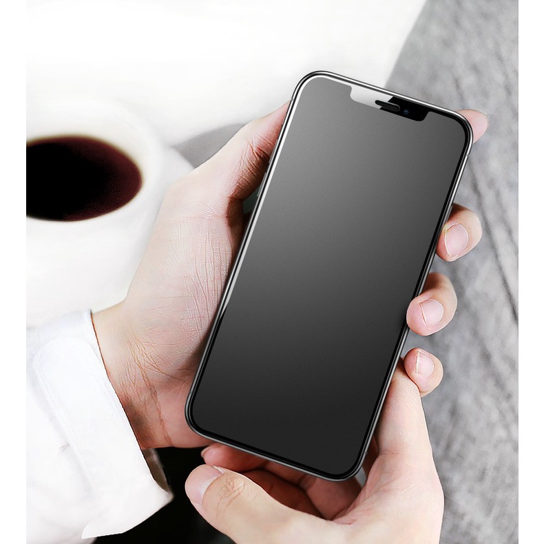 Kính cường lực iphone chống vân tay, mồ hôi full màn nhám cho 6 7 8 se xr Xs max 11 pro 12 13 14 15 Promax Kính-