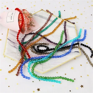 Hạt Pha Lê Thủy Tinh 3mm/6mm Dùng Làm Trang Sức Thủ Công