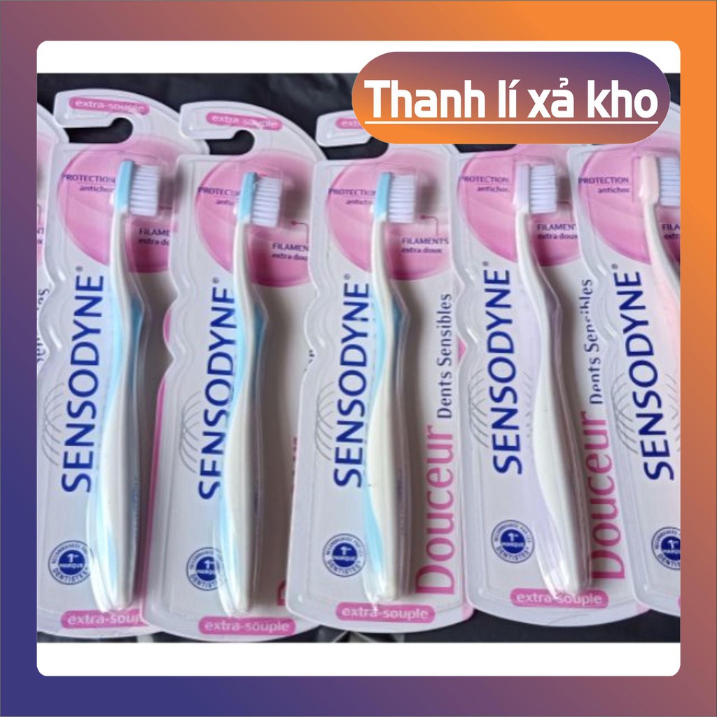 (Bán giá sỉ)combo 5 Bàn chải đánh răng SENSODYNE extra- souple pháp