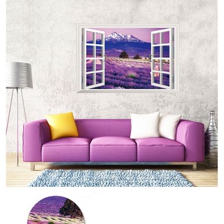 Decal cửa sổ Lavender - DCS016