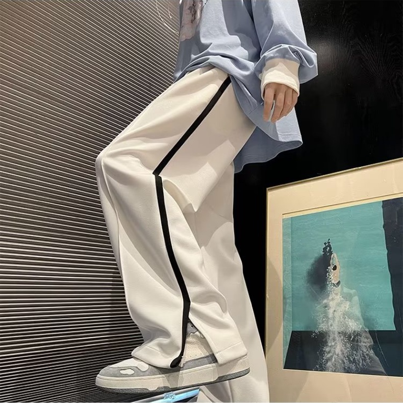 Quần ống rộng Phong Cách Hàn Quốc Thời Trang Cho Nam Nữ