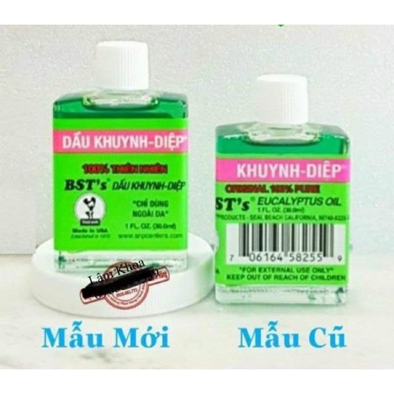 Dầu khuynh diệp Mỹ dành cho bé