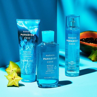 [Auth] Tắm Dưỡng Xịt Thơm Mịn Da Lưu Hương Toàn Thân Bath & Body Works PAPAYA PARADISE COVE