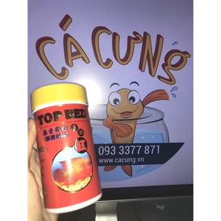 Thức ăn cám cho cá cảnh top red hủ đỏ 100g cá la hán lên màu và đầu to