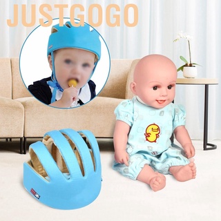 1Pc 100% Cotton Kids Care Safety Hat Helmet For Toddler Infant Baby Girls Boys Head Protecting
