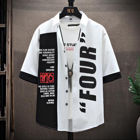 Áo Sơ Mi Tay Ngắn Phong Cách Nhật Bản Thời Trang Mùa Hè Cho Nam