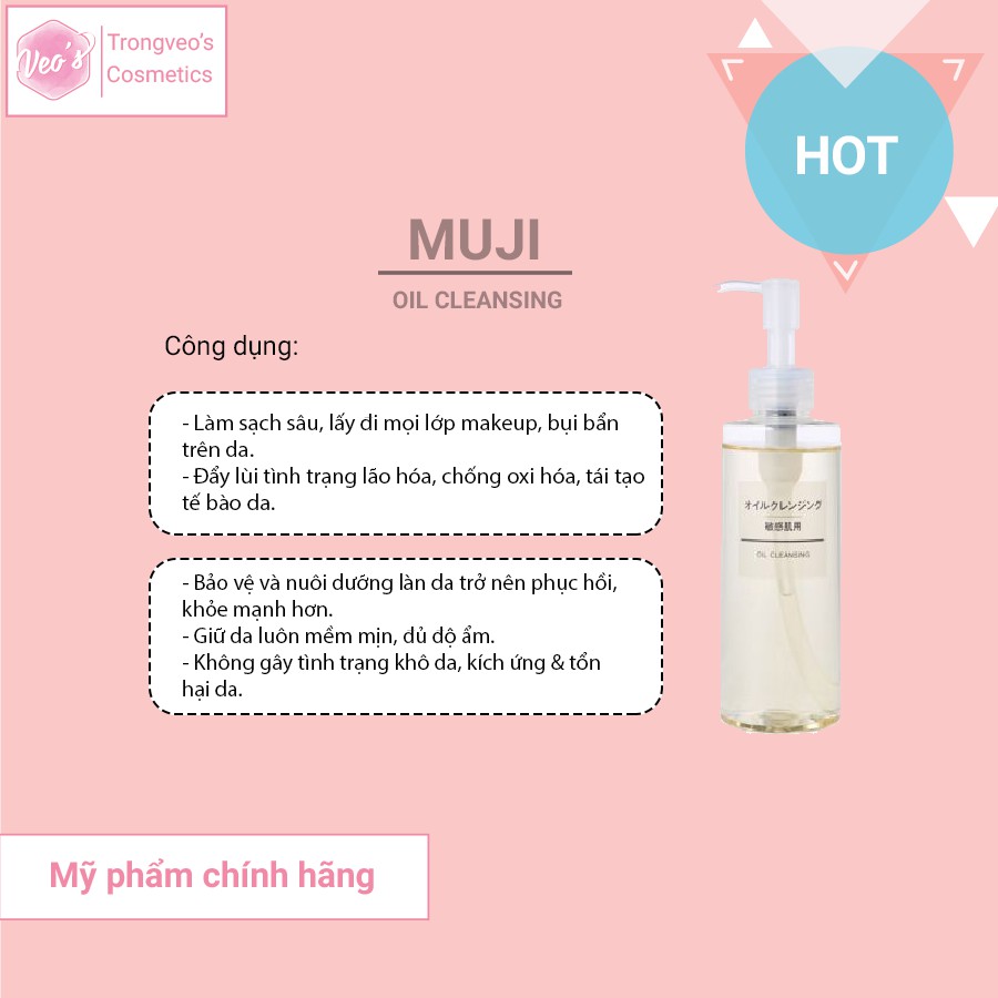 Dầu tẩy trang Muji Oil Cleansing