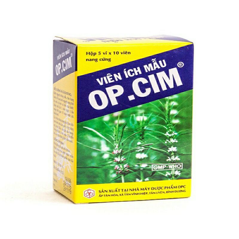 VIÊN UỐNG HỖ TRỢ ĐIỀU KINH CAO ÍCH MẪU OP.CIM