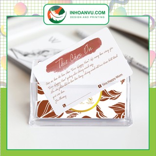 IN CARD CẢM ƠN CHO CÁC SHOP THƯƠNG MẠI ĐIỆN TỬ