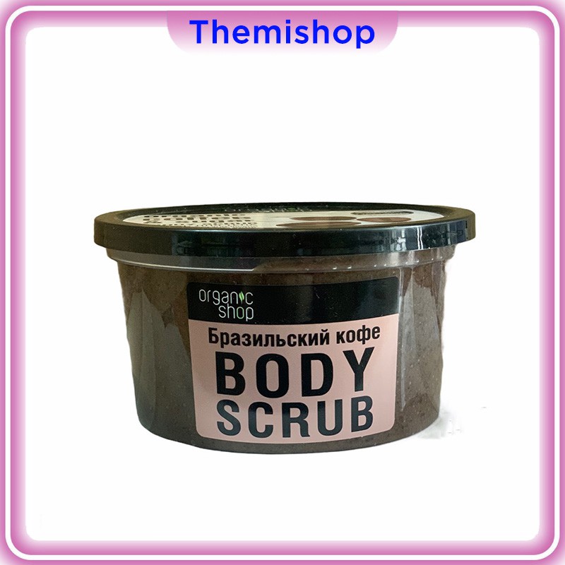 Tẩy da chết body cafe Organic shop , tẩy tế bào chết cà phê 300ML- CS30 HÀNG CHÍNH HÃNG | BigBuy360 - bigbuy360.vn