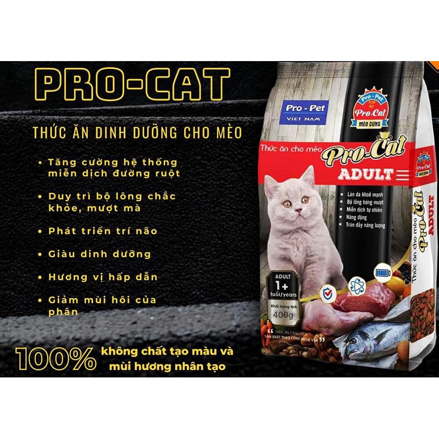 &lt;4kg&gt; thức ăn cho mèo PRO CAT 4kg &lt;GIÁ BAO RẺ&gt;