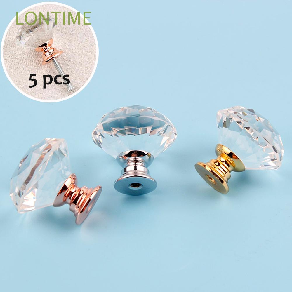 Set 5 Tay Nắm Cửa Pha Lê Pha Lê