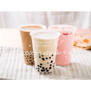 BỘT PHA TRÀ SỮA SẴN 8 CỐC có 10 VỊ tuỳ chọn