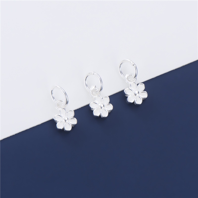 Mặt Dây Chuyền Bạc 925 Hình Hoa Nhỏ Xinh Xắn