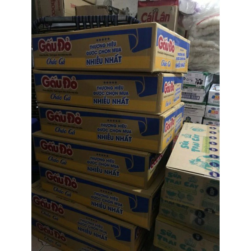 Thùng cháo gấu đỏ 50 gói