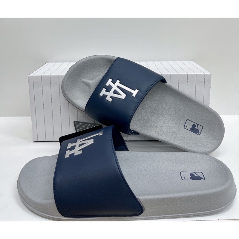 DÉP MLB NỘI ĐỊA HÀN - DÉP QUAI NGANG UNISEX NAM NỮ FULLBOX - HÀNG CÓ SẴN