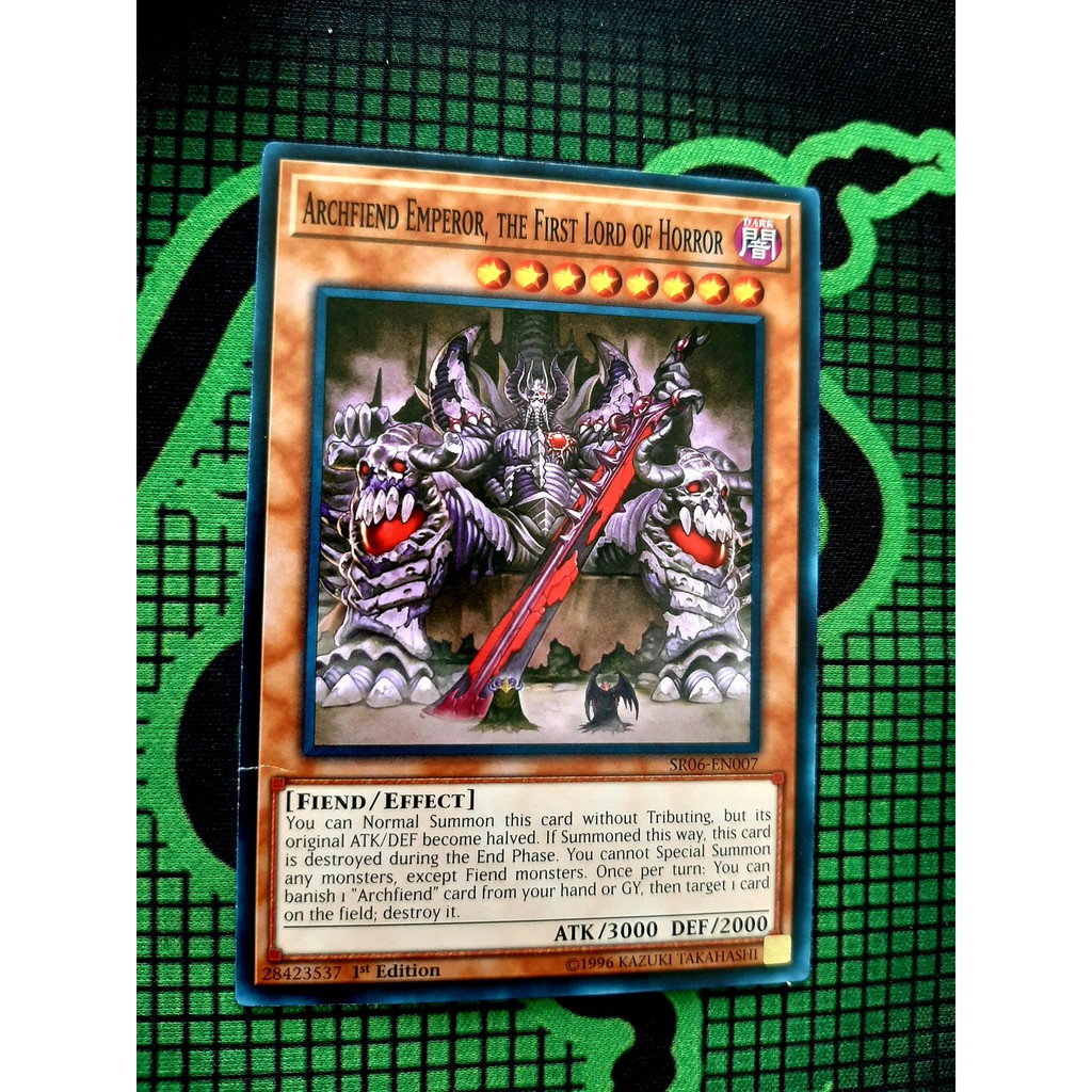 Thẻ Bài Yugioh Mint90 Monster Archfiend Emperor, the First Lord of Horror