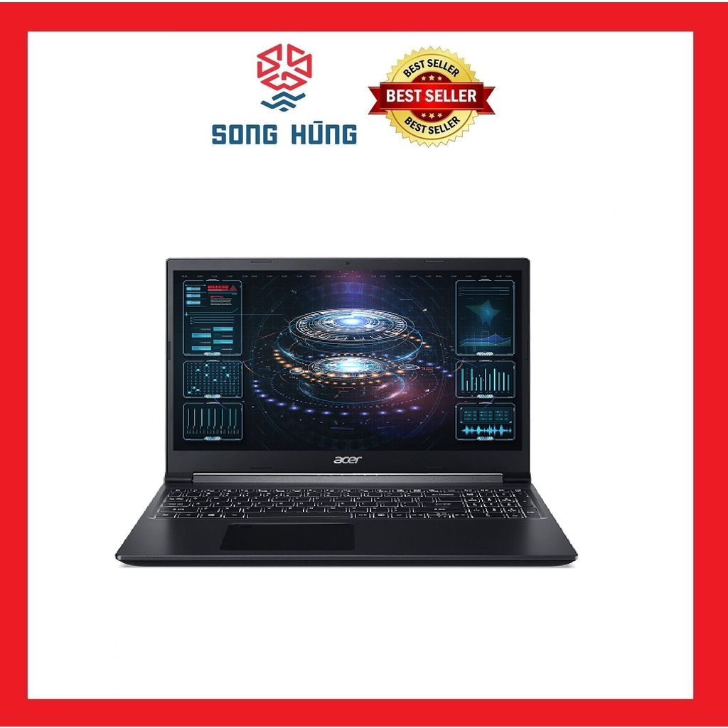 Laptop Gaming Acer Aspire 7 A715-75G-56ZL i5-10300H/8GB RAM/512GB SSD/15.6inch FHDIPS/4GD6_GTX1650/Win10/Màu Đen