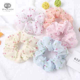 Dây cột tóc,dây buộc tóc vải hot trend